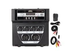 Mezclador De Sonido Portátil Mini Para Karaoke Con Bluetooth, Reproducción Y Grabación De Mp3, Enchufe Estadounidense 100-240v