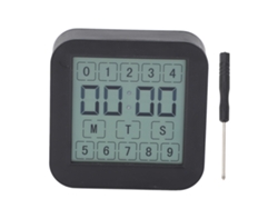 Termómetro Higrómetro Digital Con Temporizador De Cuenta Regresiva, Reloj Y Pantalla Lcd Iluminada - Medidor De Temperatura Y Humedad
