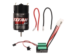 Motor De Escobillas 550 Y Esc Impermeable De 65 A Para Accesorios De Coches Y Barcos Rc