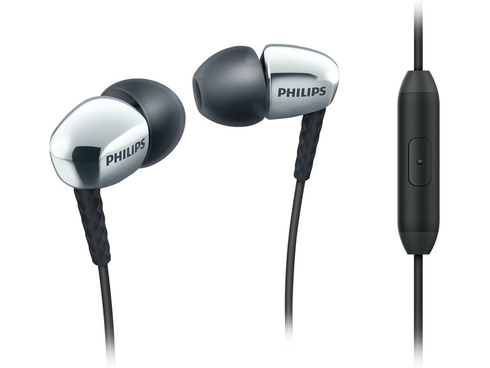 Auriculares PHILIPS SHE3905SL/00 (In Ear - Micrófono - Plateado)