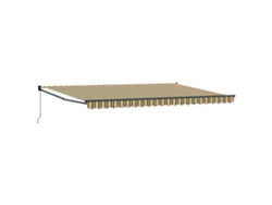 Maison Exclusive - Toldo Retráctil Multicolor 500 X 300 Cm Poliéster Y Aluminio
