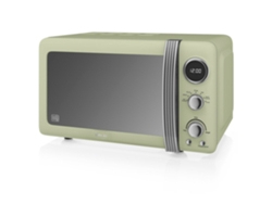 Microondas Retro SWAN 20L (32,1x44x26 cm - Verde)