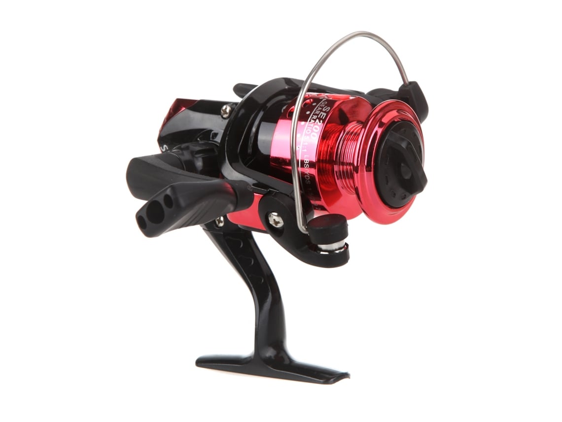 2026rebe-molinete De Pesca Spinning Se200 5.2:1 Con Rodamiento De Bolas, Mango Plegable Intercambiable Izquierda/derecha