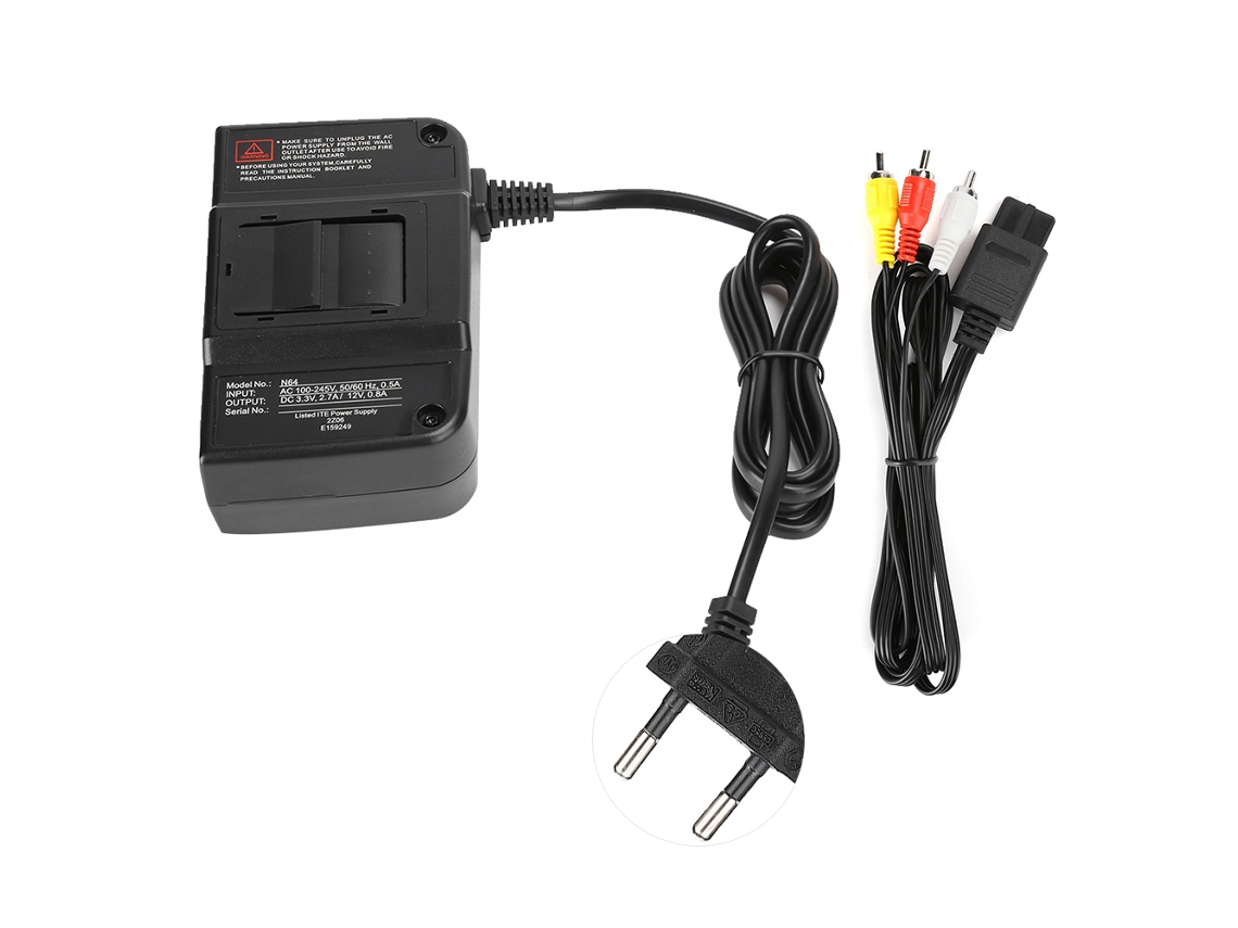 Adaptador/Transformador de 100-240 V para Nintendo N64