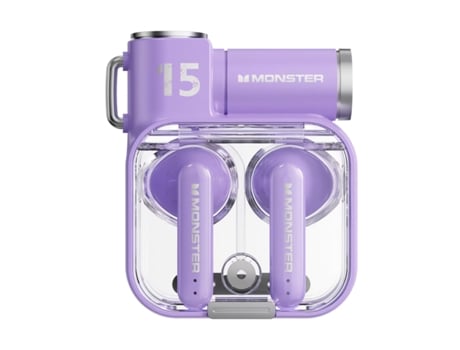 Auriculares Bluetooth 5.3 inalámbricos Klack AIRMARS XKT15 especial juegos, diseño único, Baja latencia - Morado