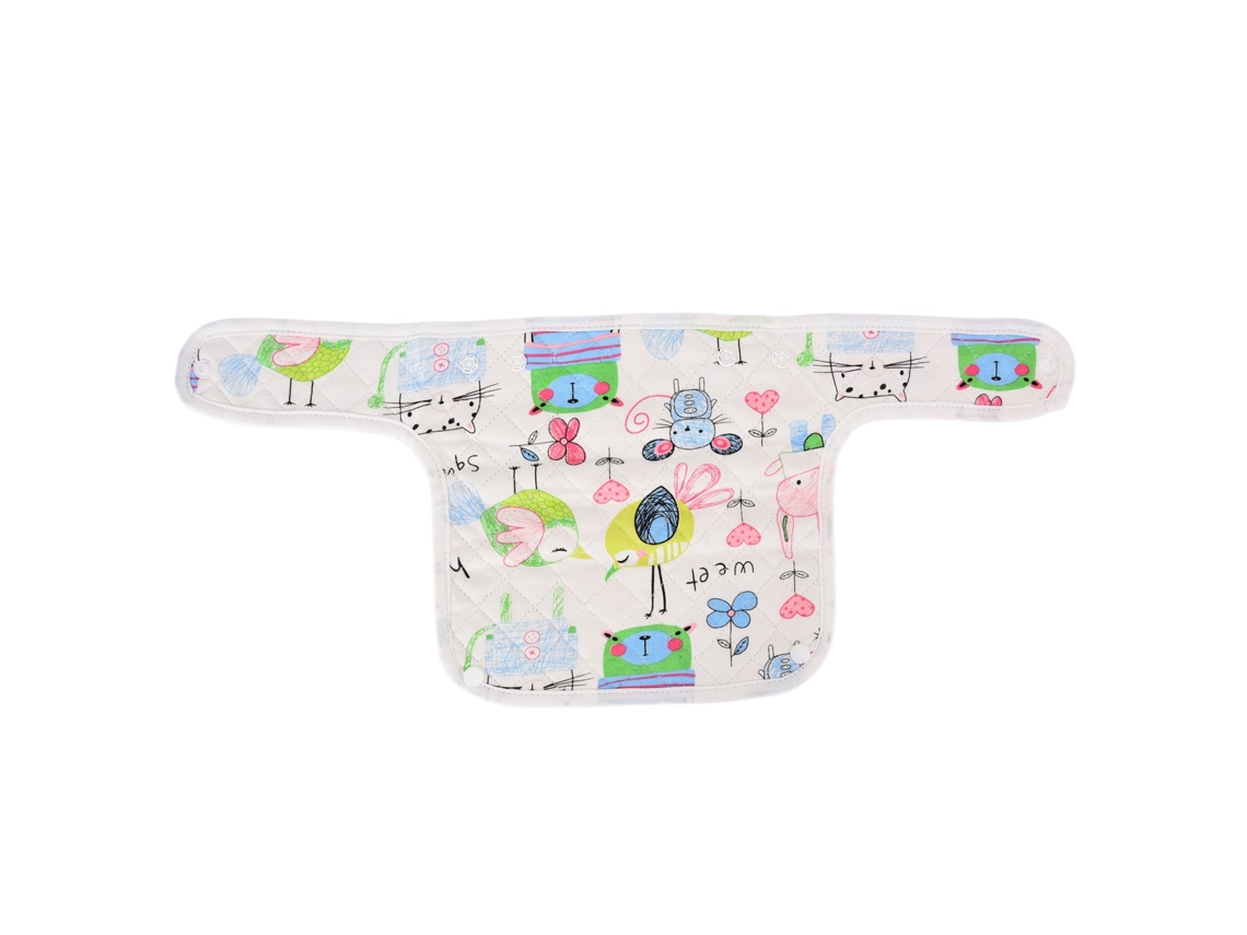 Baberos De Algodón Suave Para Bebés Con Buena Absorción, Doble Estampado Para Bebés.