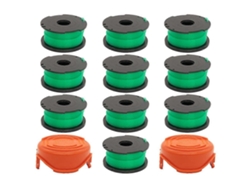 Tapa De Carrete D0h 2 + Carrete De Repuesto 10 Para Black Decker Gh3000 C8x Gh3000r Lst540 Lst540b