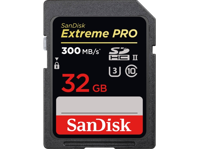 Tarjeta de memoria SD SANDISK Extreme Pro 32GB 300MB U-II