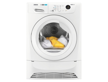 Secadora ZANUSSI ZDH33W (8 kg - Bomba de Calor - Blanco)