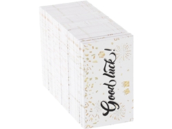 300 Tarjetas De Rifa De Papel Dorado Para Inscripciones A Concursos Y Eventos Escolares.