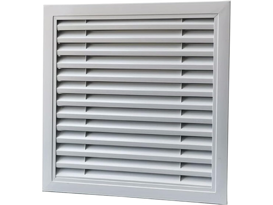 Rejilla De Ventilación Cuadrada Plateada Para Conducto Entrada O Salida Aire, Rejilla Decorativa El Hogar Y...