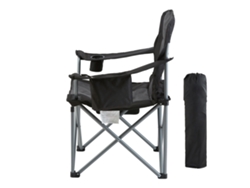 Silla de camping portátil Succebuy, silla plegable resistente para exteriores con portavasos