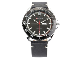 Reloj De Pulsera Unisex De Cuarzo Con Esfera Redonda, Estilo Casual Y Elegante, Color Café.