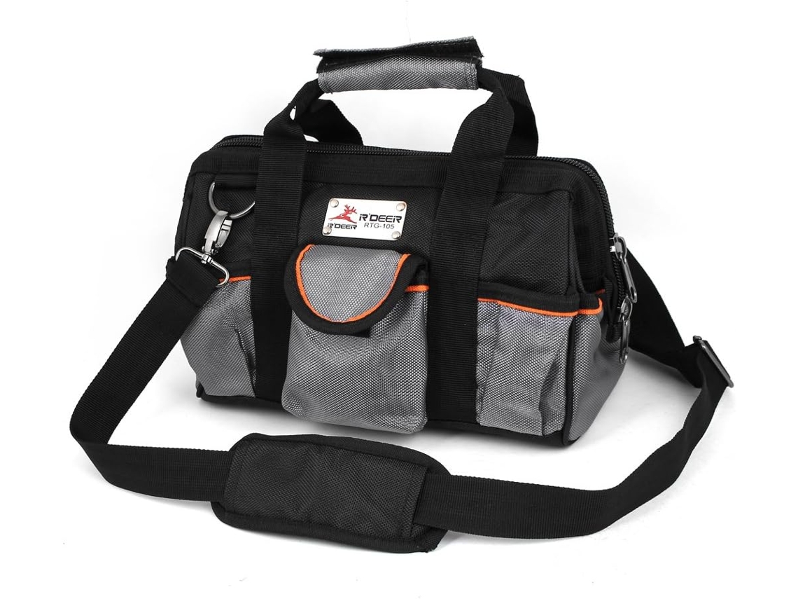 Bolsa Portaherramientas De Hombro De 32 Cm X 18 23 - Negro-gris (35e6e14b46c9e3d6a666a569c1adc2cf)
