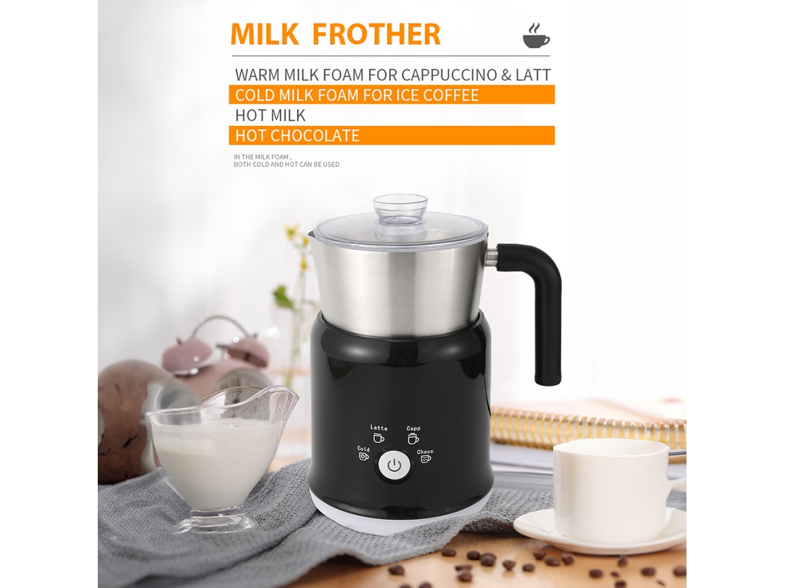 Espumador de leche desmontable de 700 ml con 5 funciones.