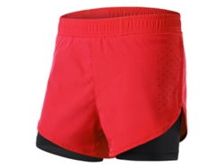 Pantalones Cortos De Running 2 En 1 Para Mujer Con Forro Largo, Transpirable Y De Secado Rápido Para Entrenamiento Activo Y Ciclismo.