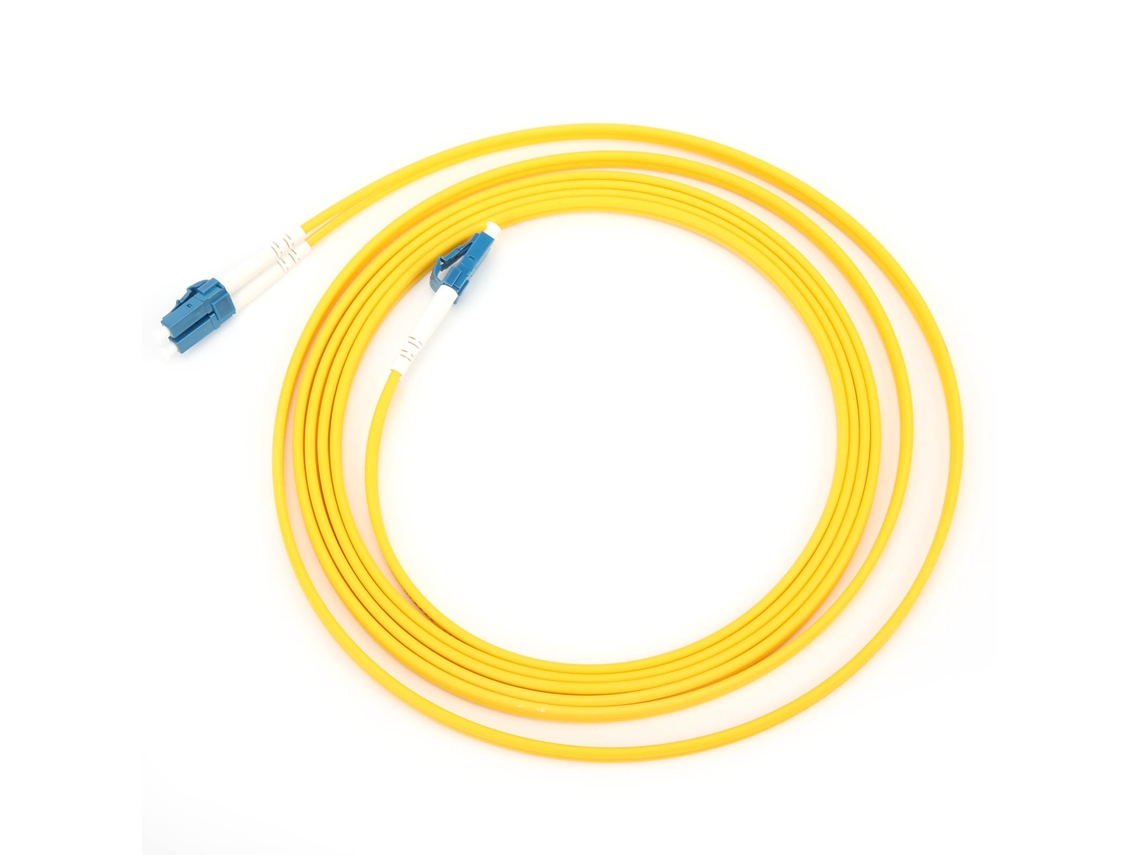 Cable De Conexión De Fibra Óptica Lc Upc-lc Upc Sm Dx 3.0 3m Accesorio De Pvc