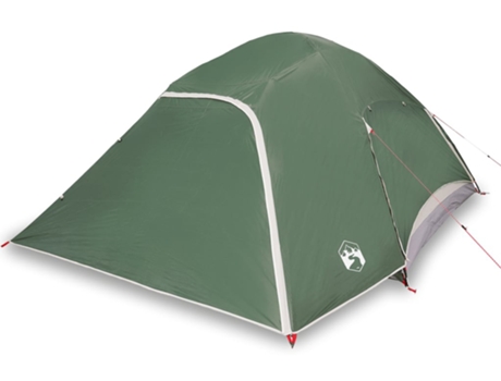 Tienda de campaña familiar iglú 6 personas VIDAXL impermeable verde