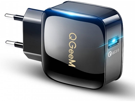 Cargador QGEEM QG-CH01 (2.4A - USB - Negro)