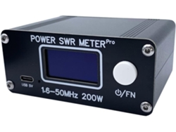 Medidor de potencia de ROE de onda corta, 200 W, 1,6 MHz, 50 MHz fijo, pantalla OLED de 1,29 pulgadas, radioaficionado. SFUSHOS