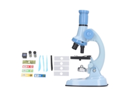 Rebe-microscópio De Brinquedo Educativo Laboratório Biológico Ferramenta Para Crianças Meninas Azul