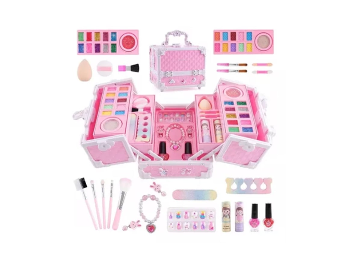 Mali kit de Maquiagem Infantil Princesa com Esmalte de Unhas Multicolorido Brinquedo de Beleza