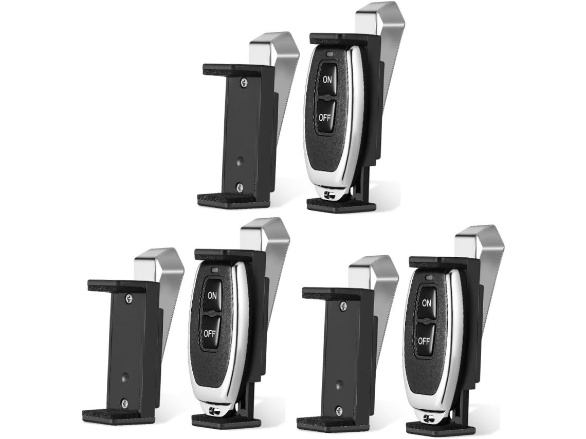 Soporte Para Control Remoto De 6 Piezas Con Clips Para Garaje, Visibilidad Ajustable, Parasol Práctico Y Organizador.