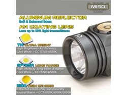 Linterna EDC compacta Grey-skilhunt M150 V4 con 850 lúmenes, mini linterna LED con luz brillante de 6500k, impermeable, lámpara de emergencia para iluminación ambiental.