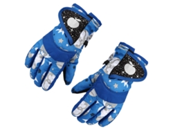 Rebe-guantes De Invierno Para Niños Impermeables Y Antiviento Guantes De Ski Con Forro De Pelo Calientitos Para Niños Y Niñas Deportes Al Aire Libre