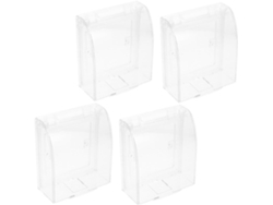 Juego De 4 Protectores De Pared Para Enchufes, Uso Doméstico.