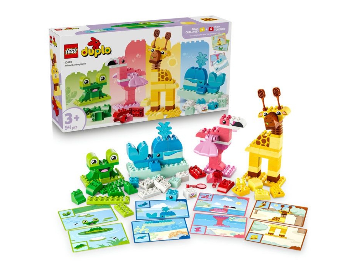 Duplo 10472 Juego de construcción de animales Juguete educativo para mayores de 3 años Set LEGO Montessori
