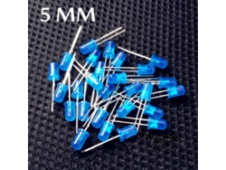 Kit De 100 Diodos Led Azules Pequeños De 5 Mm, De Alto Brillo Y Bajo Consumo Energético, Para Proyectos Electrónicos De Bricolaje.