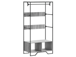 Maison Exclusive - Armario De Madera De Ingeniería Gris Sonoma 90x50x180 Cm