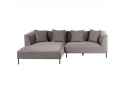 Sofá Rinconera Izquierdo Beliani Sater Chenilla Beige 271x154x80
