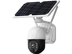 Cámara solar wifi impermeable para exteriores, HD, con monitoreo remoto, bajo consumo y domo