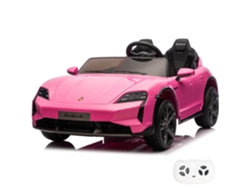 Vehículo Eléctrico Para Niños 24v - Porsche Taycan Turbo S - 2 Plazas - 2 A 6 Años - Rosa
