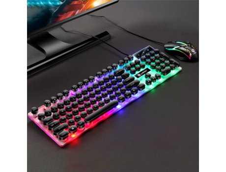 Ratón con teclado retro Punk GTX300 UNBRAND