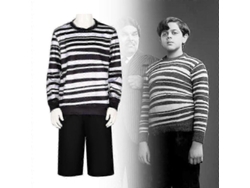 2026altiro-disfraz De Pugsley Addams Para Niños, Camisa A Rayas Blancas Y Negras, Miércoles, Halloween, Talla Xl Para Niños