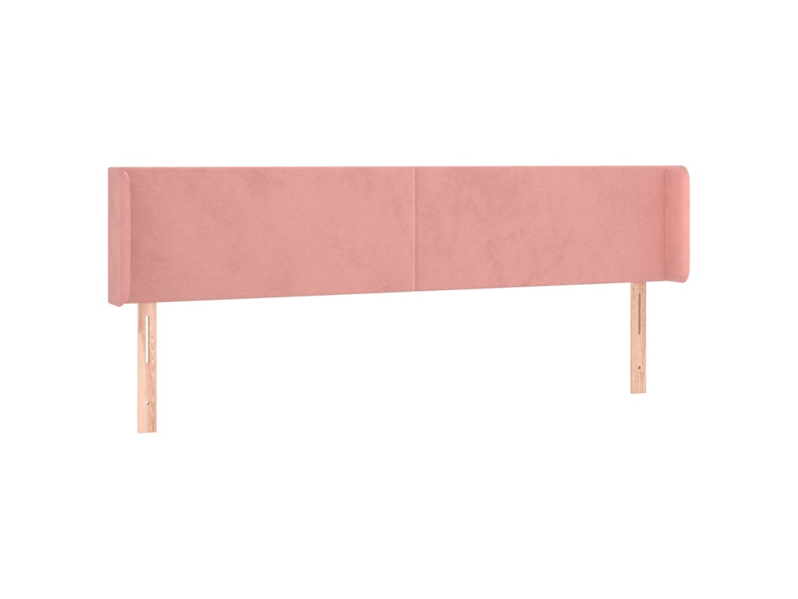 Maison Exclusive - Cabecero De Terciopelo Rosa 163x16x78/88 Cm
