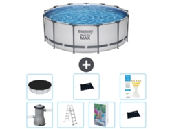 Bestway Piscina Bestway Steel Pro Max Redonda - 427x84 Cm - 8-peças S562