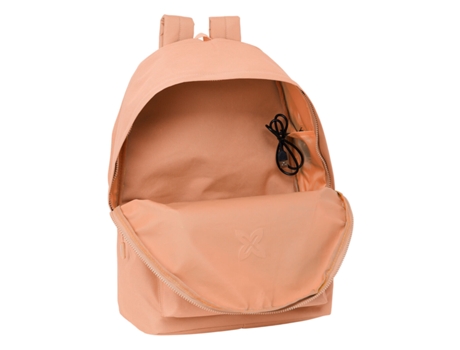 Mochila Escolar SAFTA +usb munich basicos (Poliéster - Melocotón)