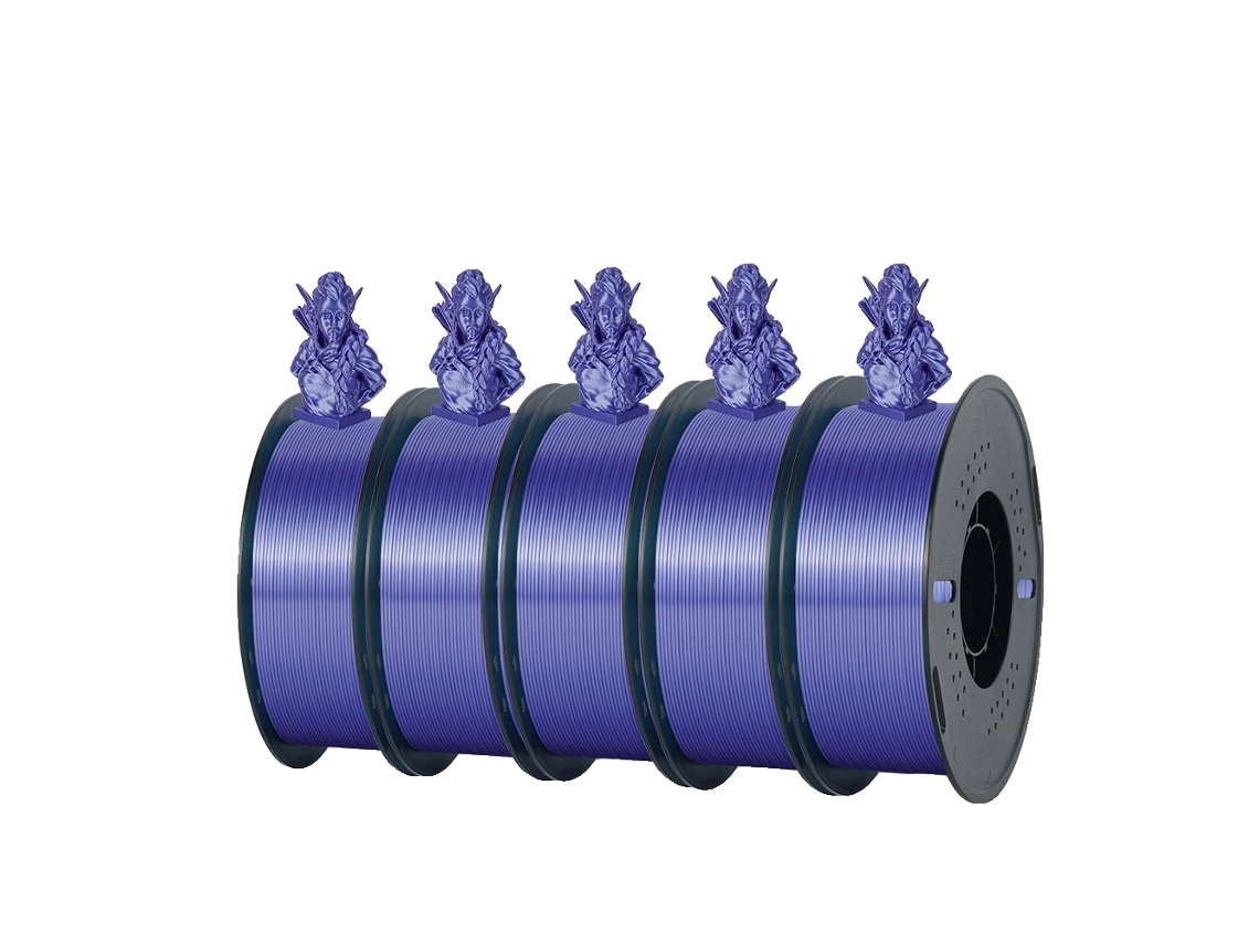 Filamento para impresora 3D, seda, capacidad de transición de color, seda púrpura individual OEM