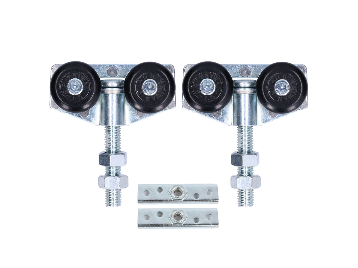 2 Rodamientos De Rueda Para Puertas Colgantes, Accesorios Para Herrajes De Puertas Corredizas De Vidrio