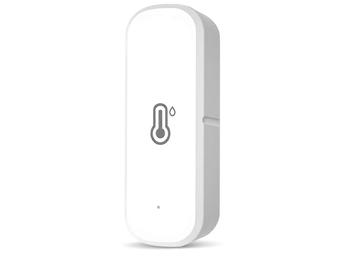 Sensor de humedad y temperatura Zigbee, higrómetro y termómetro inteligentes con monitorización remota y alertas para hogares inteligentes.