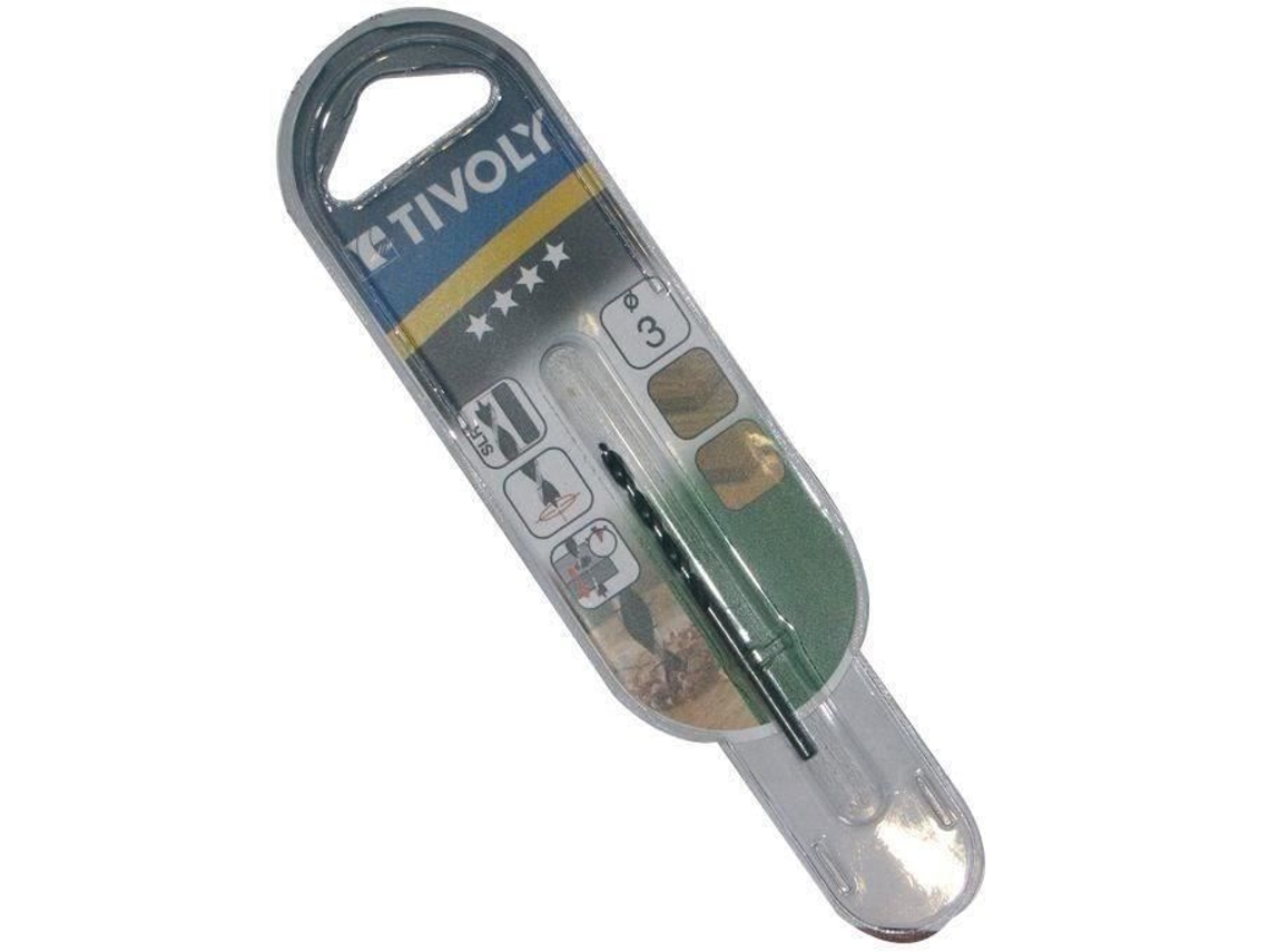 Broca Para Madera Tivoly Slr Diámetro 3 Mm Longitud 61 Mm 3 Puntas Graduadas