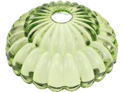 Lámpara de mesa vintage de cristal verde SFUSHOS