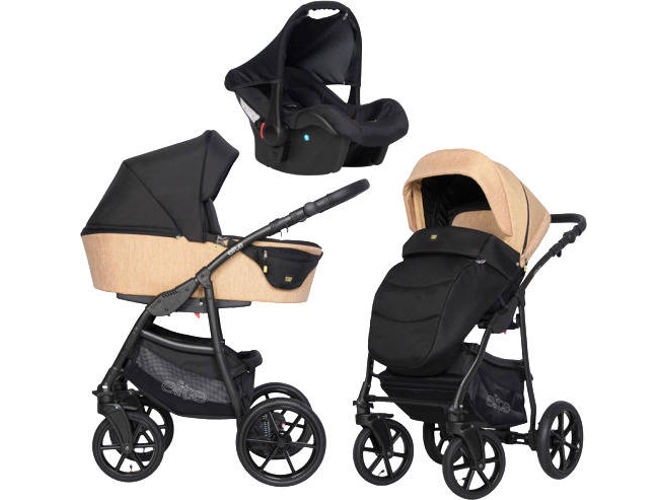Carrito de Bebé Individual EXPANDER Elite + Carlo Isofix Ready Banana