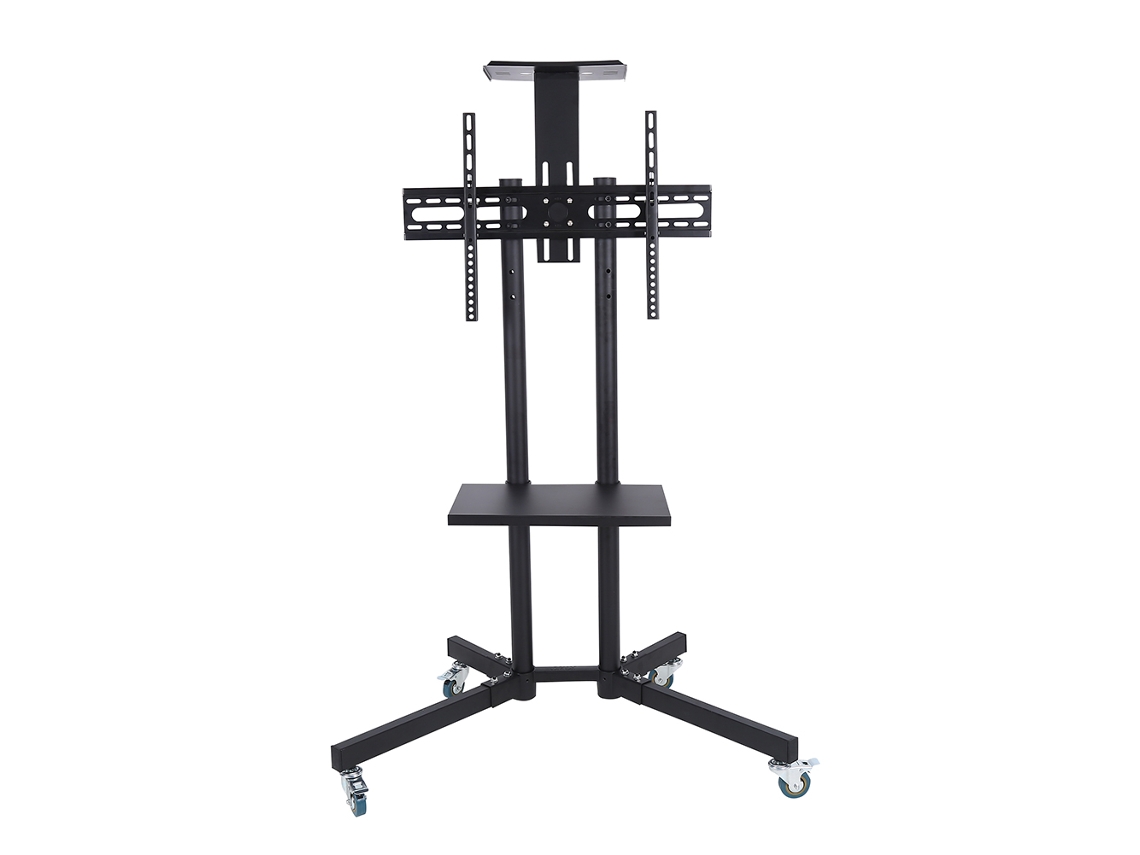 Carro De Tv Móvil Con Soporte Ajustable Para Pantalla Plana Lcd/led De 32-65 Pulgadas Con Ruedas