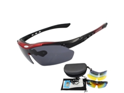 Gafas de ciclismo polarizadas con 5 lentes intercambiables para deportes al aire libre