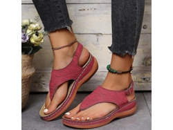 Sandalias Ortopédicas Cómodas Para Mujer Con Soporte Para Las Articulaciones Y Suela Antideslizante.